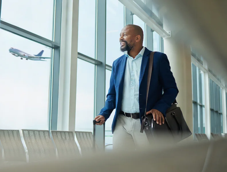Main in an airport